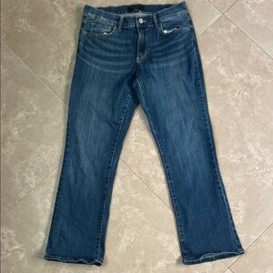 Banana Republic denim crop flare